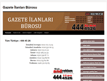 Tablet Screenshot of basinilanburosu.com